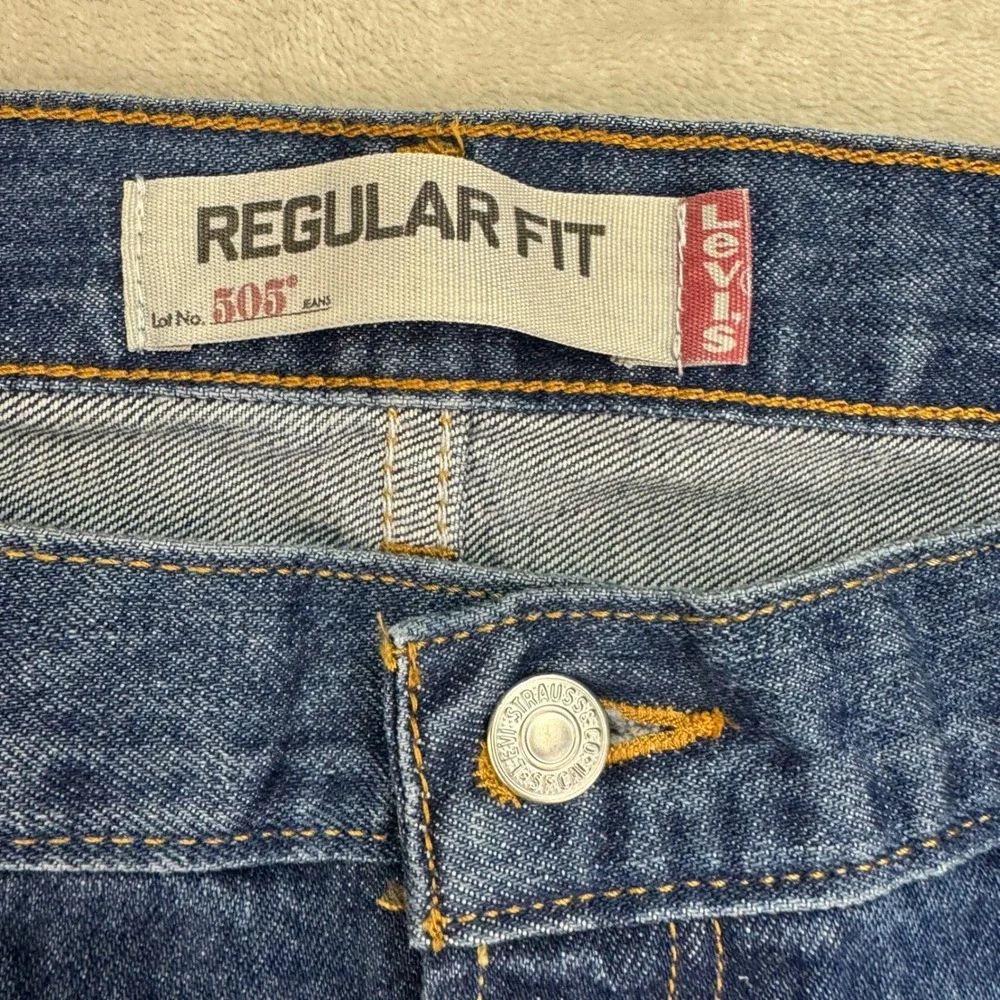 Levi's 505 Straight Leg Jeans Mens 40x32 Blue Regular Fit Y2K Vintage NWT‎